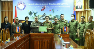 Lao Police Hand Over 41 Thai Nationals Suspected of Illegal Online Gambling to Thai Authorities